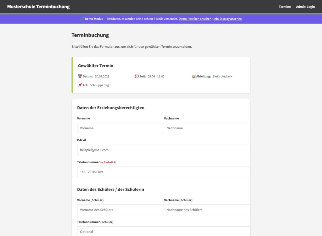 Buchungsformular